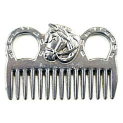 Alumiiniumist lakakamm hobuse peaga