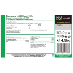 NAF toidulisand Glucosamine 10,000 + MSM liigestele