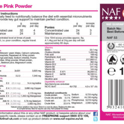 NAF toidulisand In The Pink Powder seedimisele
