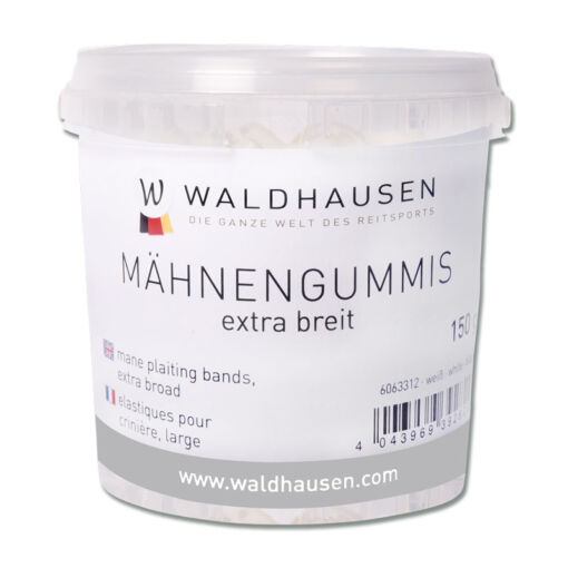 Waldhausen silikoonist lakakummid Extra Wide valge suur