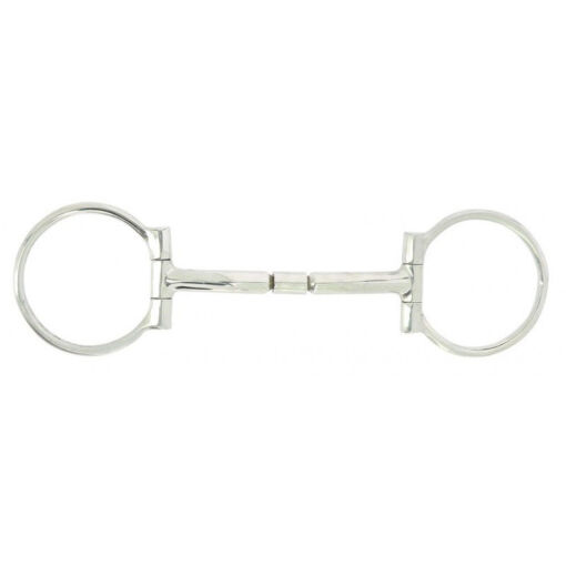 eeling D-rõngastega ja rullikuga 3-osalised suulised Snaffle 13 mm