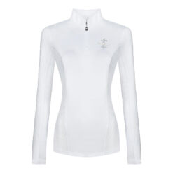 Fair Play pikkade varrukatega võistluspluus Luna valge