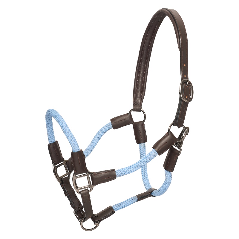 HV Polo päitsed ja nöör Franka - Helesinine / tumepruun