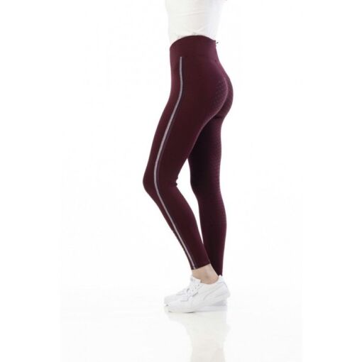 Equithéme kõrge värvli ja täisgrippidega ratsaretuusid Violette Pull-On - Veinipunane
