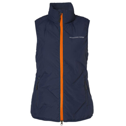 Mountain Horse vest Luna - Tumesinine / oranž