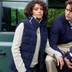 HV Polo fliisvest Dayla - Tumesinine