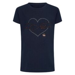 Imperial Riding laste T-särk Soul Mate - Tumesinine