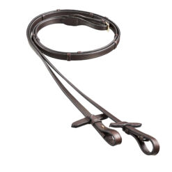 Finesse stopperitega nahkratsmed Flat Stop - Pruun / kuldne