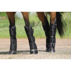 Equitheme transpordikaitsmed 600D mustad