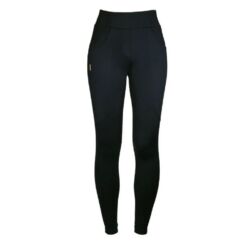 Equestrian Stockholm täisgrippidega ratsapüksid Compression Supreme - Must / kuldne