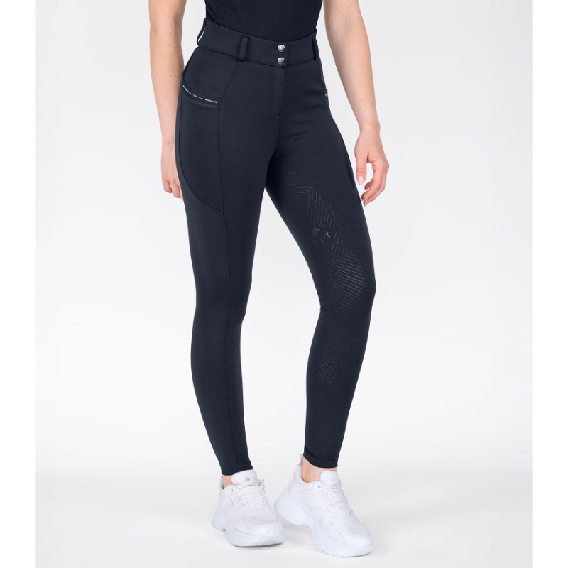 ELT kõrge värvli ja täisgrippidega ratsapüksid Romy Glam tumesinine 4