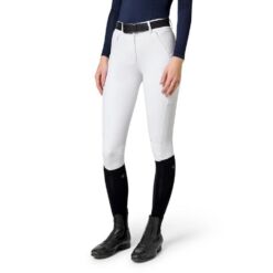 Equestrian Stockholm põlvegrippidega ratsapüksid Elite White - Valge