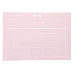 HV Polo nimesilt boksiuksele - Heleroosa