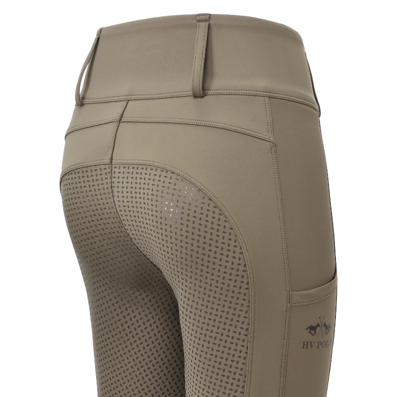 HV Polo kõrge värvli ja täisgrippidega ratsaretuusid Manou - Pruun