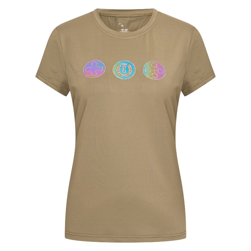 Imperial Riding T-särk Holographics - Hele oliiviroheline