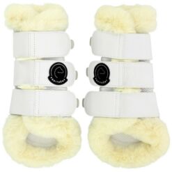 Equithéme karvase äärega koolisõidukaitsmed Snuggy - Valge