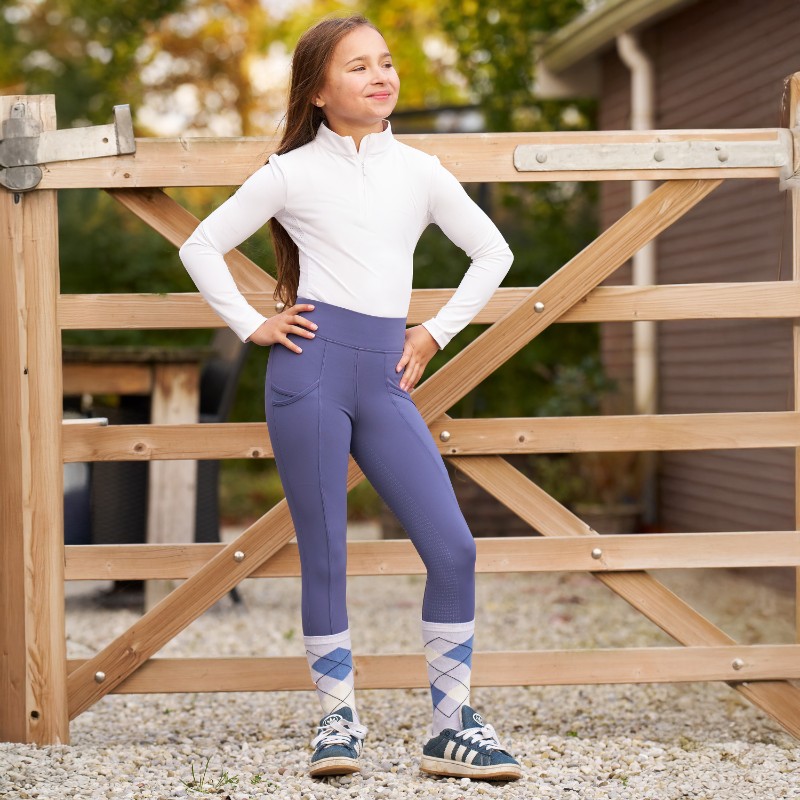 Imperial Riding laste kõrge värvli ja täisgrippidega ratsaretuusid Sam - Sinine