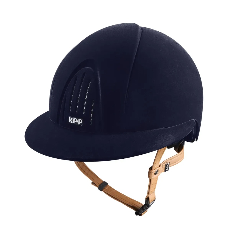 KEP Italia kaska Smart Nova Velvet Polo Beige - Tumesinine