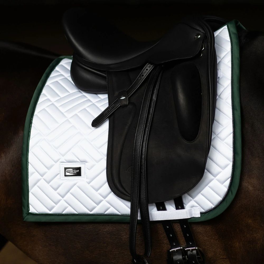Equestrian Stockholm koolisõiduvaltrap Modern White Sycamore Green valge tumeroheline 3
