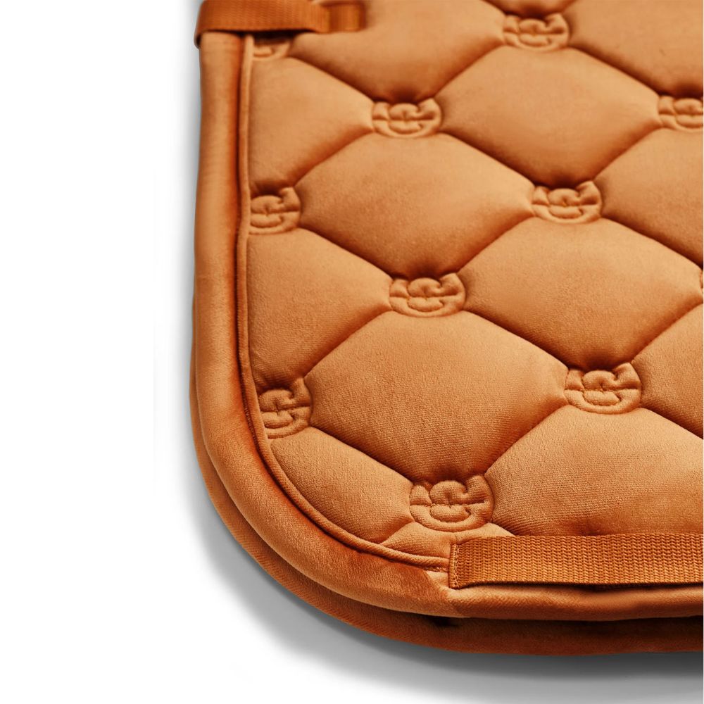 Equestrian Stockholm koolisõiduvaltrap Velvet Chestnut oranz 4