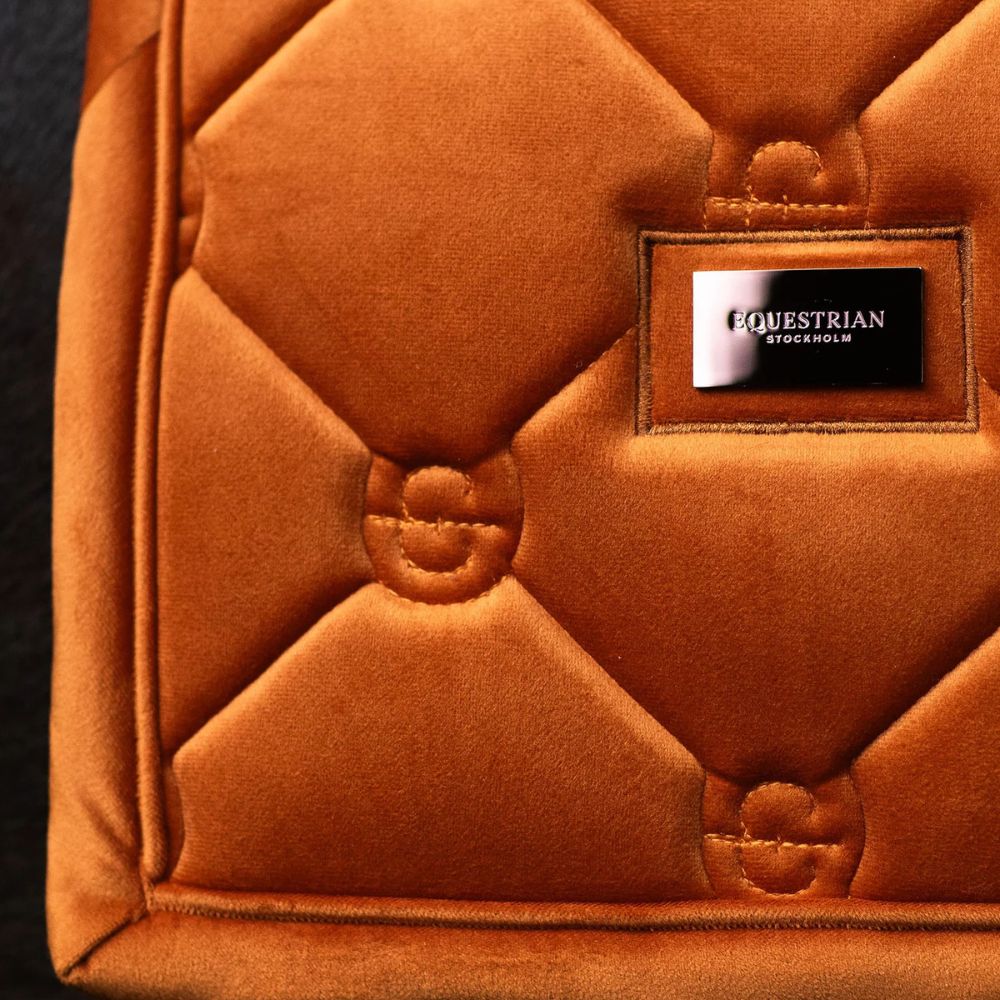Equestrian Stockholm koolisõiduvaltrap Velvet Chestnut oranz 5