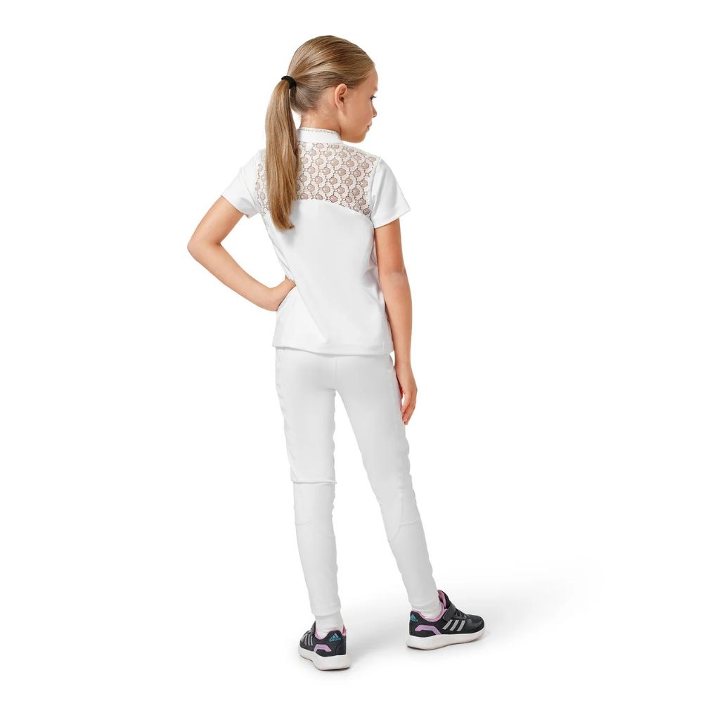 Equestrian Stockholm laste võistluspluus Crystal Champion White Perfection - Valge