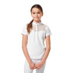 Equestrian Stockholm laste võistluspluus Crystal Champion White Perfection - Valge