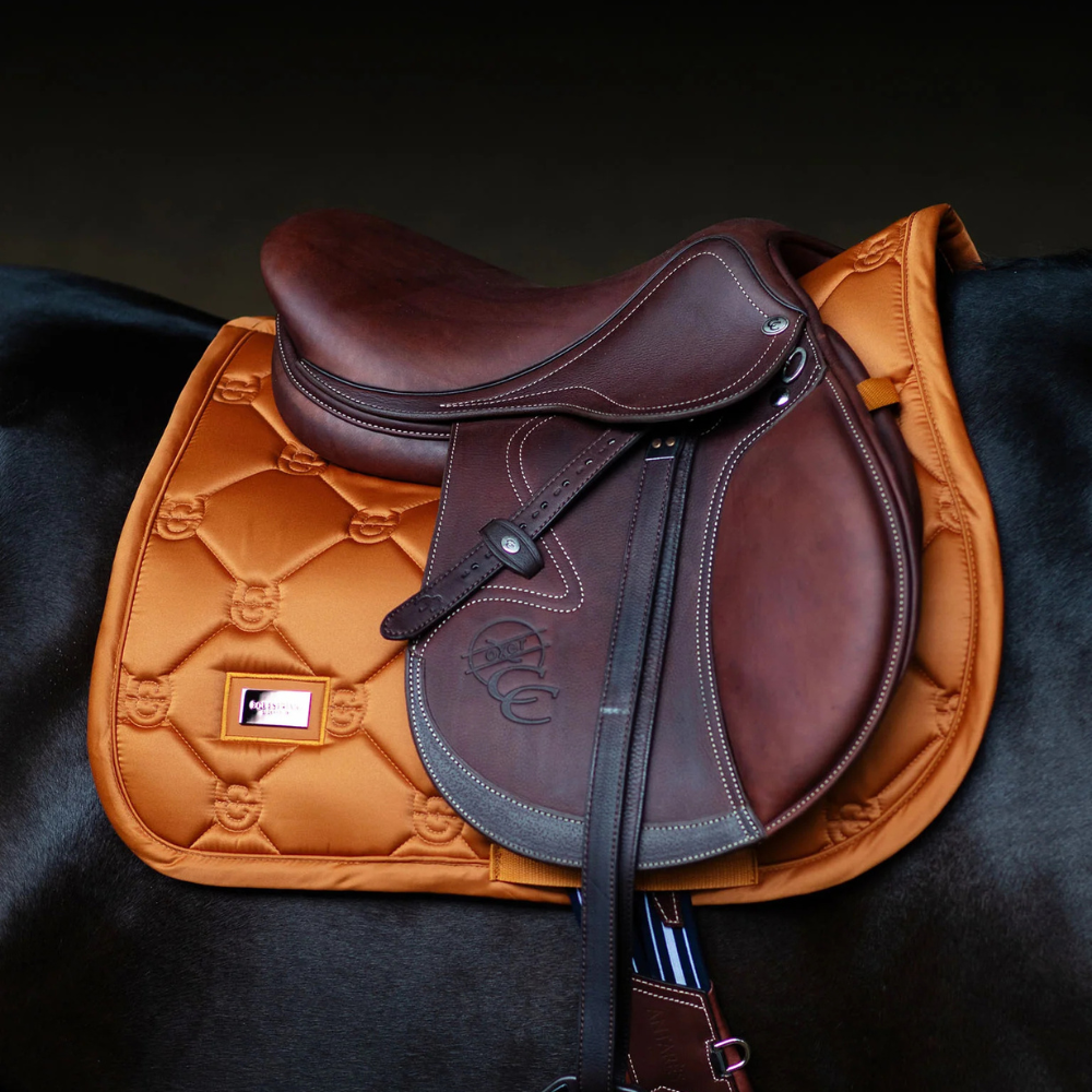 Equestrian Stockholm valtrap Satin chestnut oranz 3