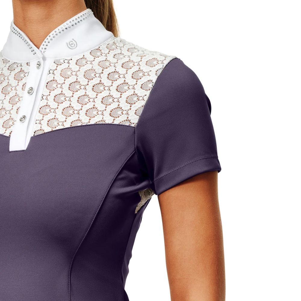 Equestrian Stockholm võistluspluus Crystal Champion Dark Violet - Lilla