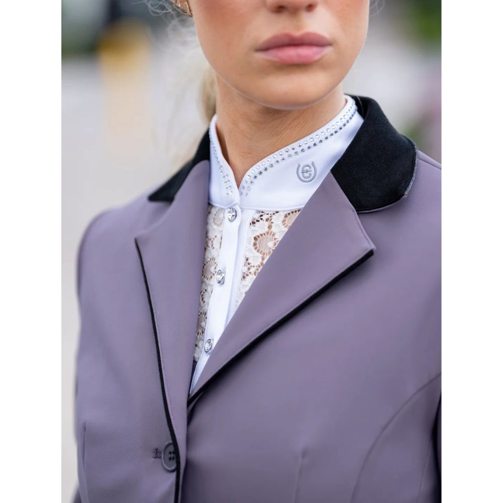 Equestrian Stockholm võistluspluus Crystal Champion Dark Violet - Lilla