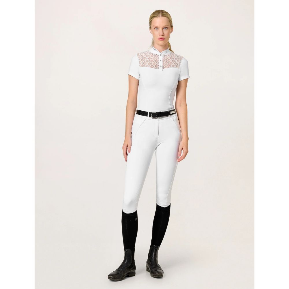 Equestrian Stockholm võistluspluus Crystal Champion White Perfection - Valge