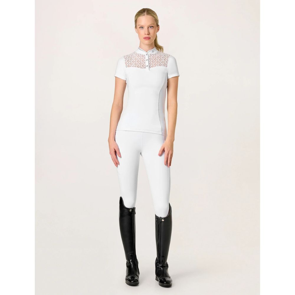 Equestrian Stockholm võistluspluus Crystal Champion White Perfection - Valge
