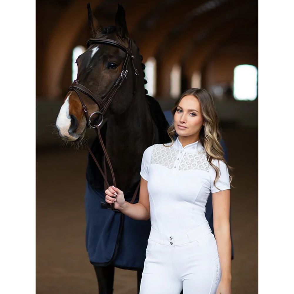Equestrian Stockholm võistluspluus Crystal Champion White Perfection - Valge