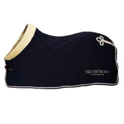 Equestrian Stockholm fliistekk Fur Navy - Tumesinine