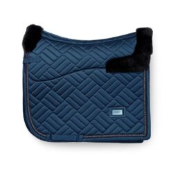 Equestrian Stockholm koolisõiduvaltrap Vegan Fur Crystal Blea Meadow - Sinine