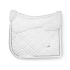 Equestrian Stockholm koolisõiduvaltrap Vegan Fur Crystal White - Valge