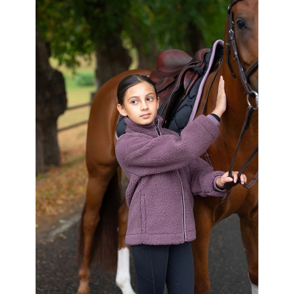 Equestrian Stockholm laste jakk Teddy Blush - Roosa