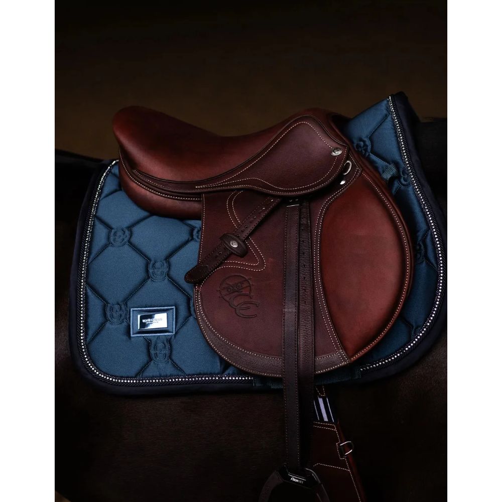 Equestrian Stockholm valtrap Crystal Shine Blue Meadow - Sinine