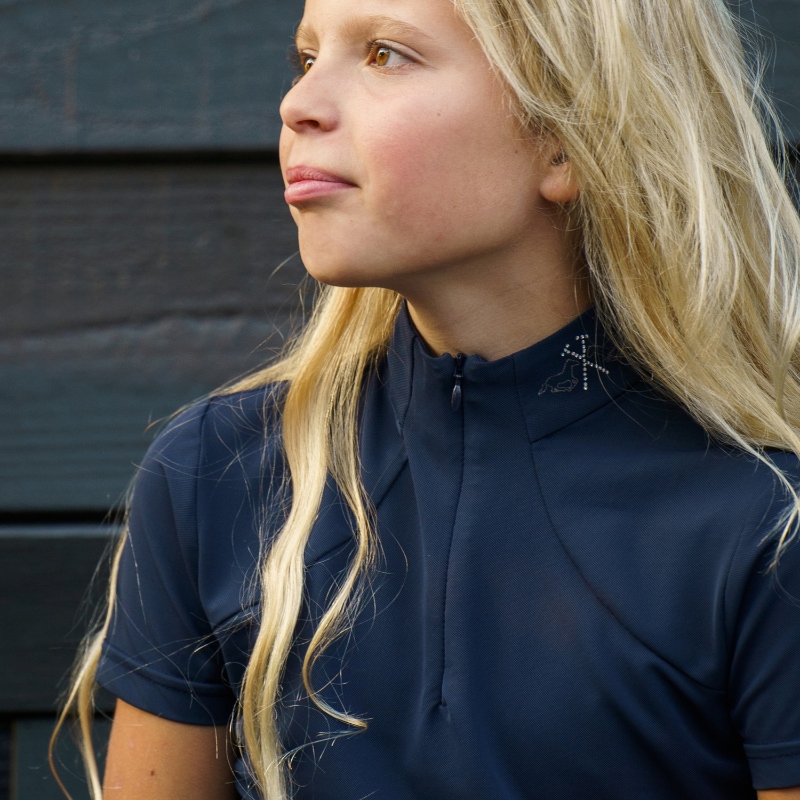 HV Polo laste polosärk Laluna - Tumesinine